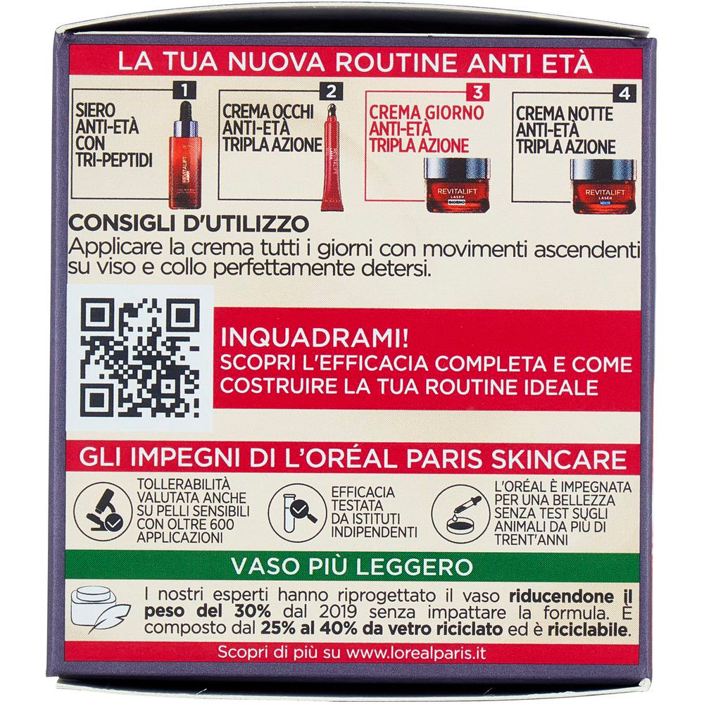 Crema viso giorno Laser tripla azione anti et&agrave; 50 ml - Immagine 11