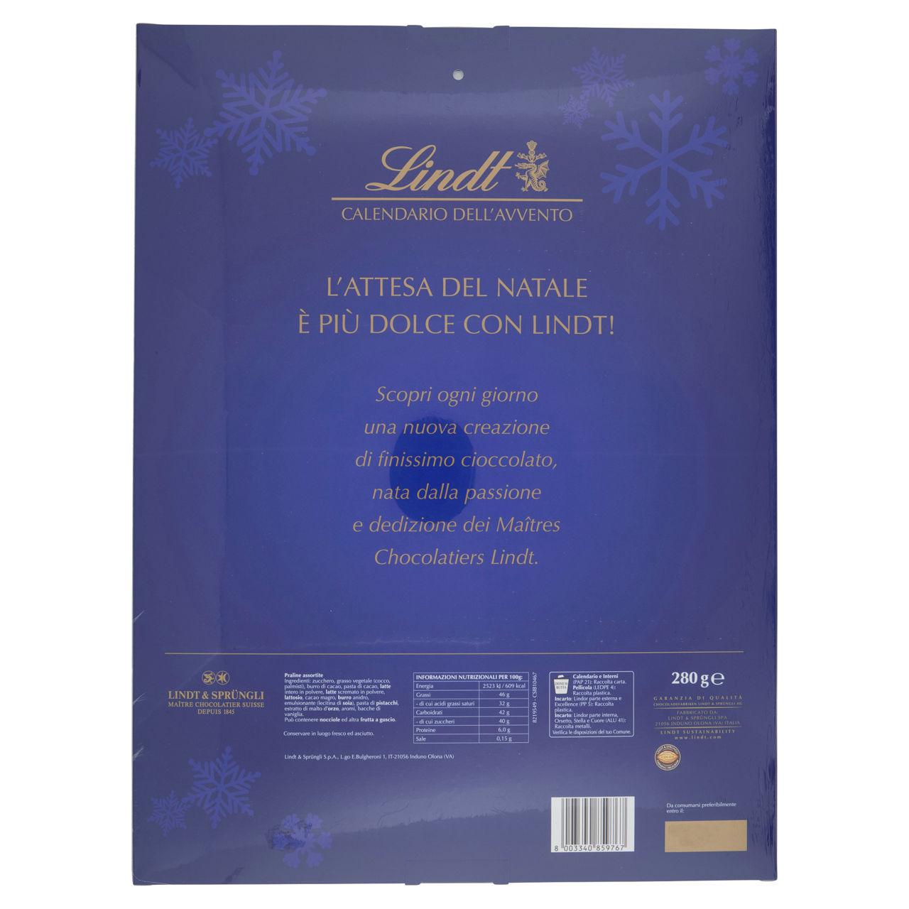 Calendario dell'Avvento Lindt 280 gr - Immagine 21