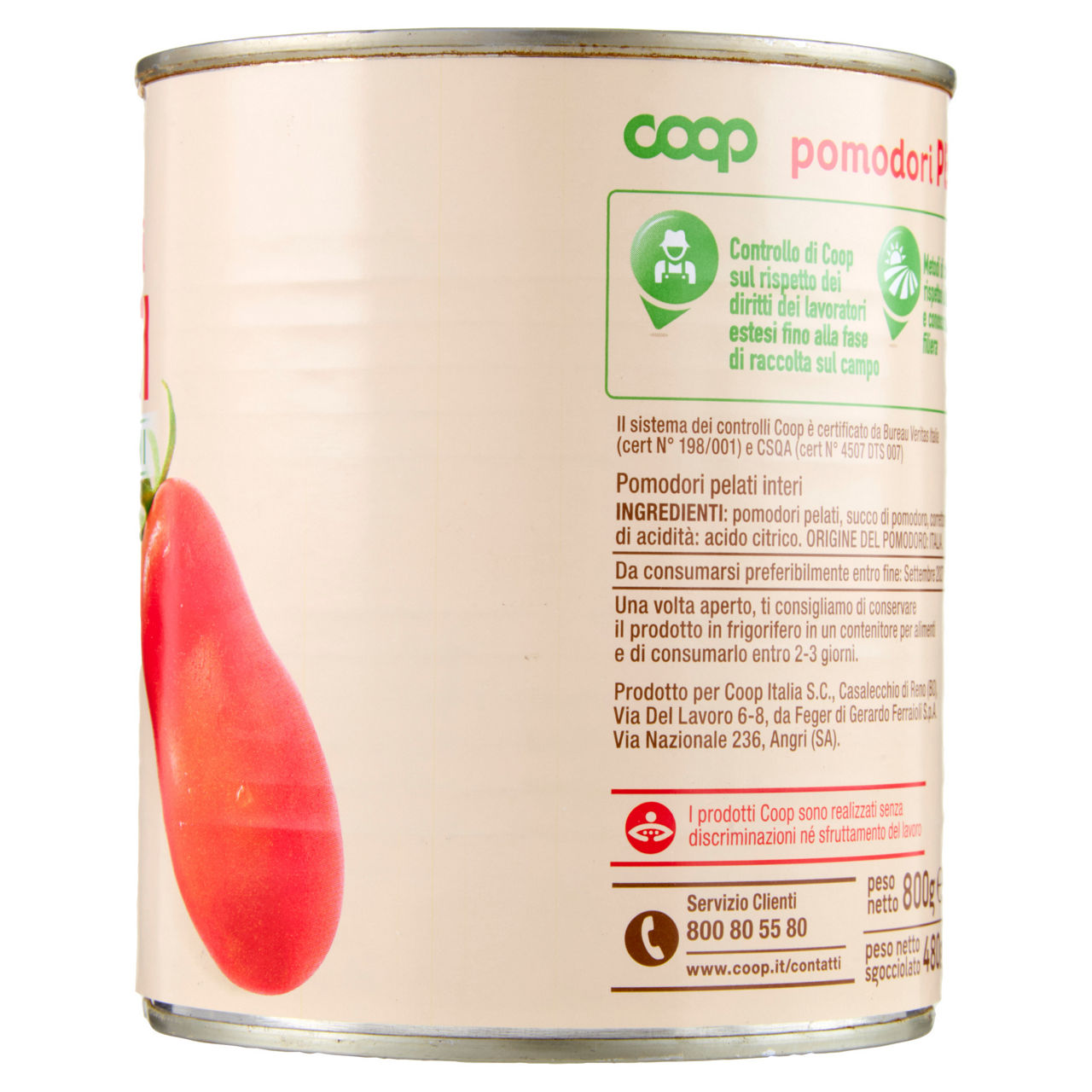 Pomodori pelati origine coop barattolo gr 800 - Immagine 111