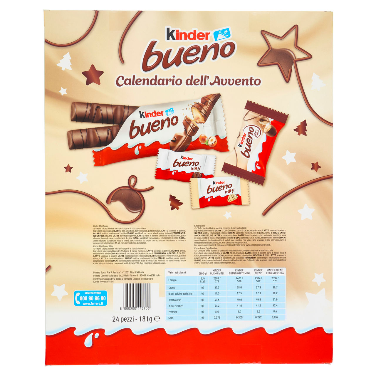 Calendario dell''Avvento Kinder Bueno 181 gr - Immagine 41