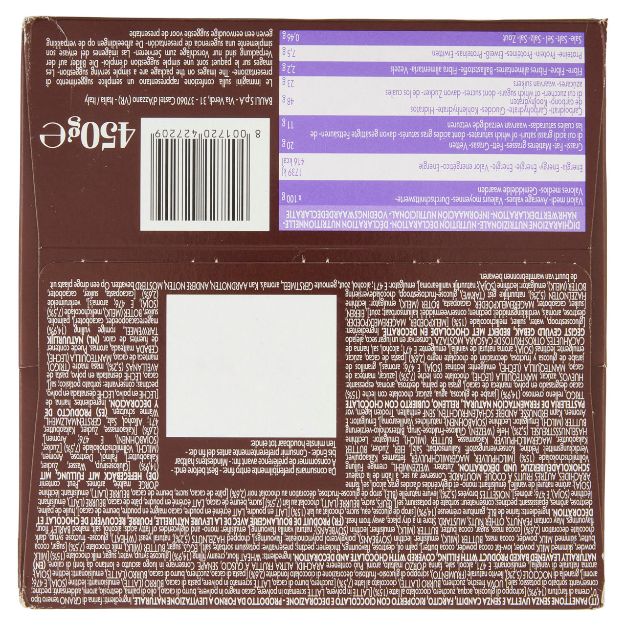 Panettone cioccolato e nocciola 450 gr - Immagine 31