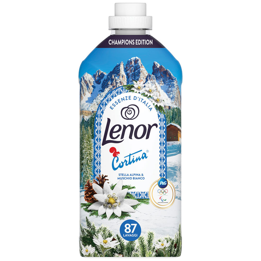 Ammorbidente concentrato Cortina stella alpina e muschio bianco 87 lavaggi