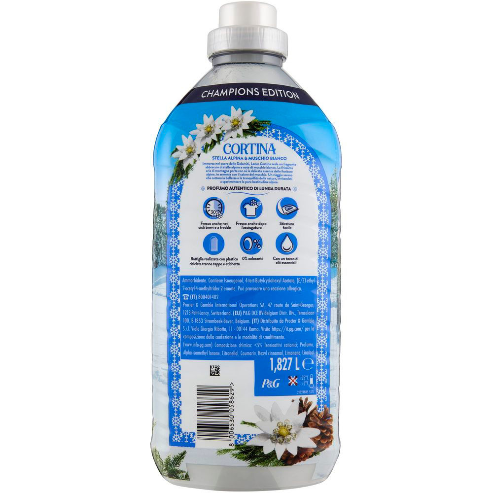 Ammorbidente concentrato Cortina stella alpina e muschio bianco 87 lavaggi - 2
