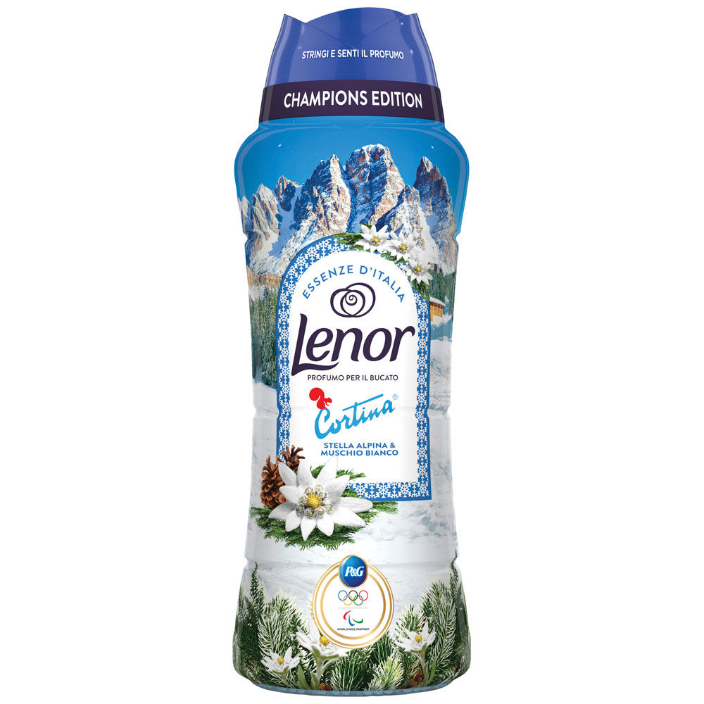Profumo per bucato in perle Cortina stella alpina e muschio bianco 495 gr - Immagine 01