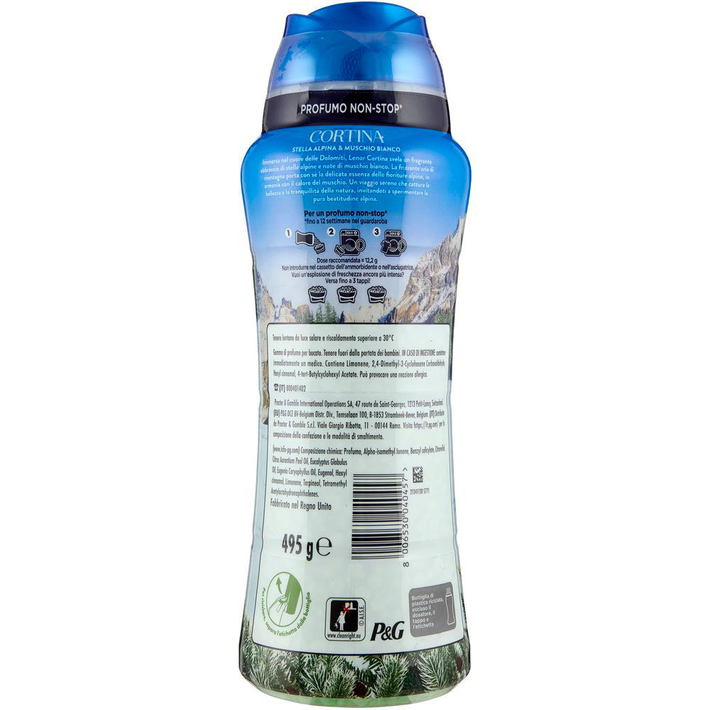 Profumo per bucato in perle Cortina stella alpina e muschio bianco 495 gr - Immagine 21
