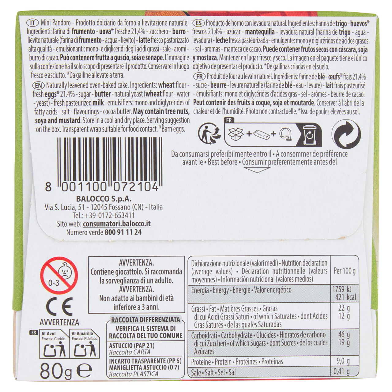 Mini pandoro Bing 80 gr - Immagine 11