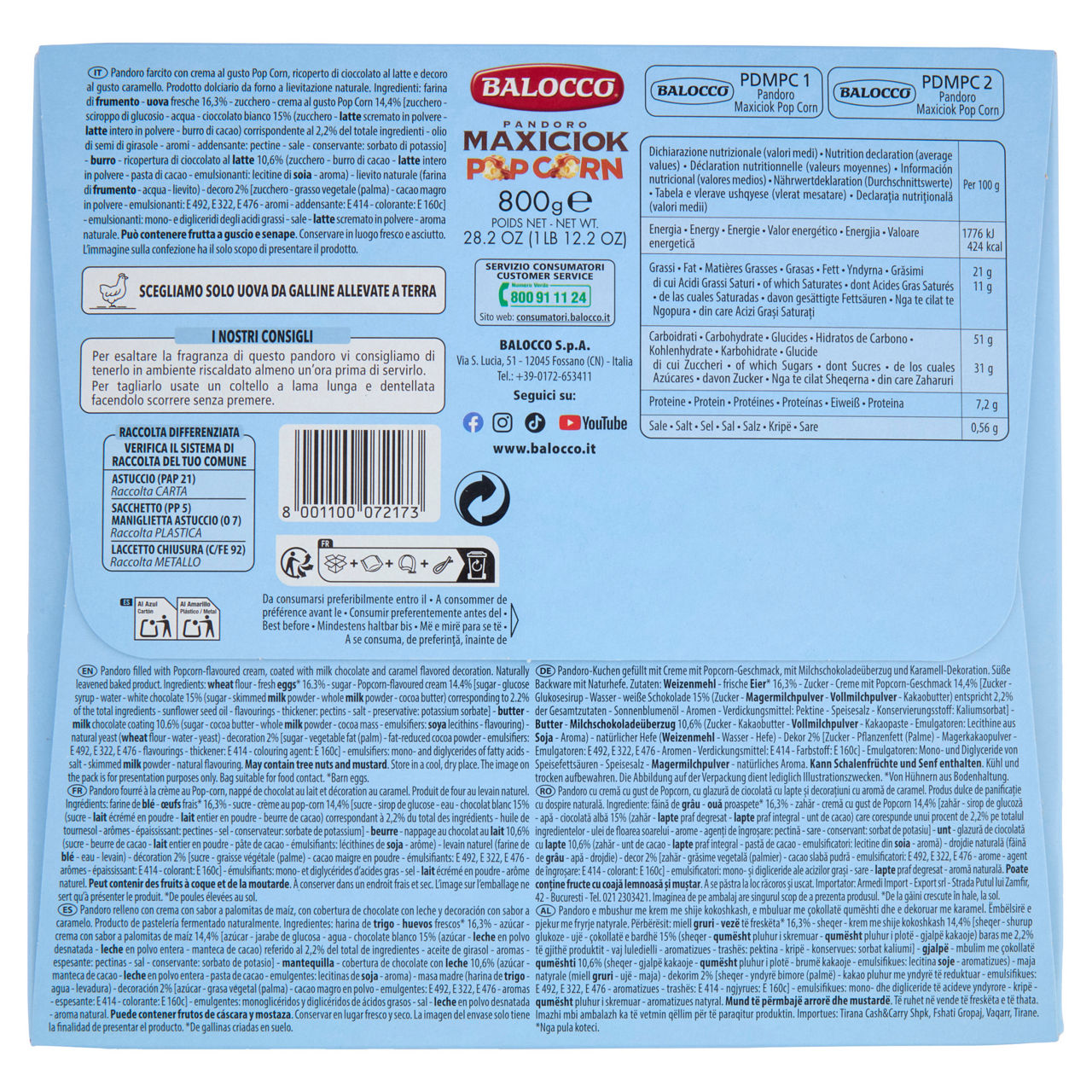 Pandoro Maxiciok Pop Corn 800 gr - Immagine 41