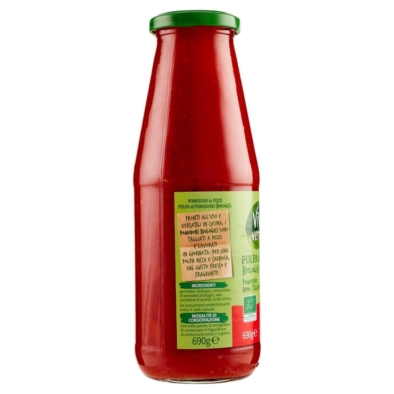 Polpa di pomodoro bio 690 gr - Immagine 11