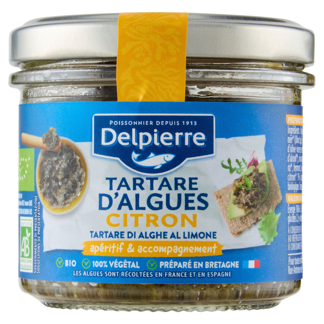 Tartare di alghe al limone bio 90 gr