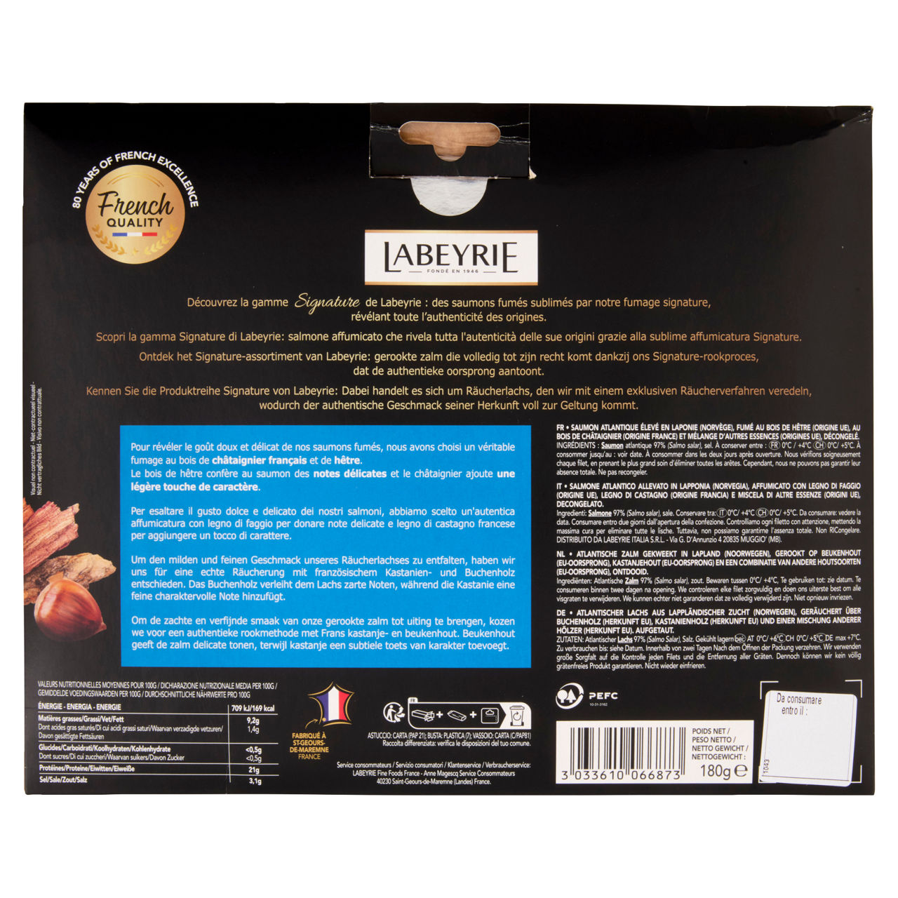 Salmone della Lapponia affumicato 180 gr - Immagine 21