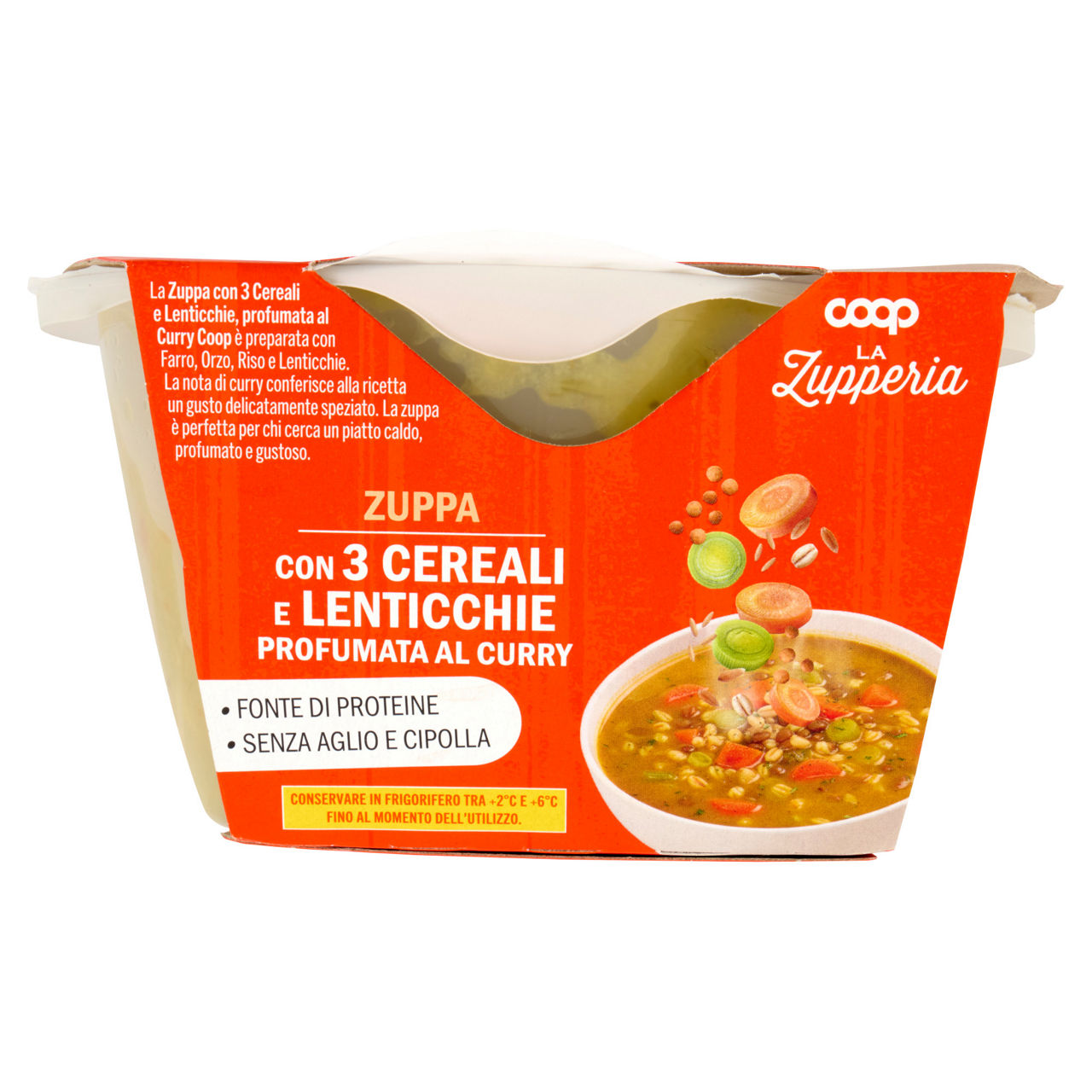 Zuppa con 3 cereali e lenticchie profumata al curry 620 gr - Immagine 31