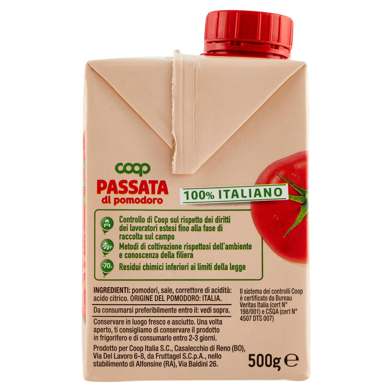 Passata di pomodoro origine coop brik g 500 - Immagine 21
