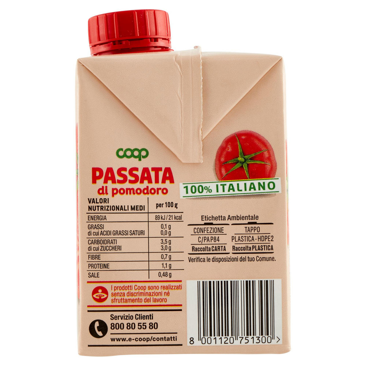 Passata di pomodoro origine coop brik g 500 - Immagine 41