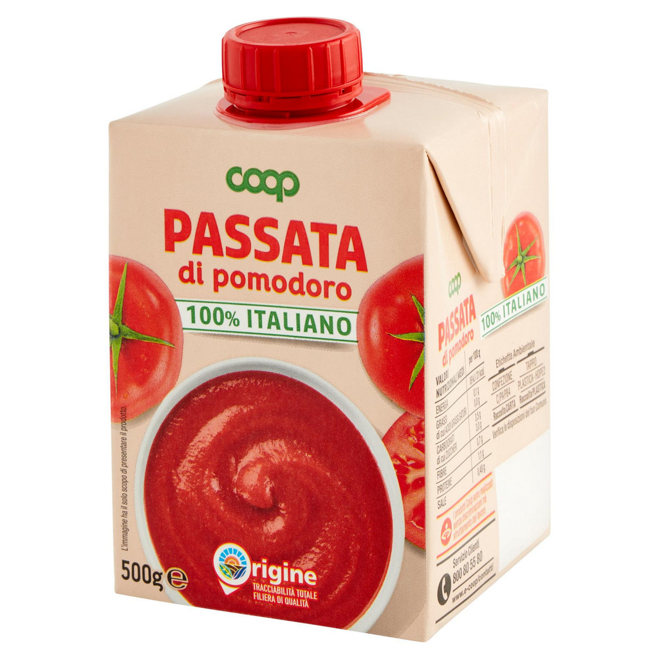 Passata di pomodoro origine coop brik g 500 - Immagine 11