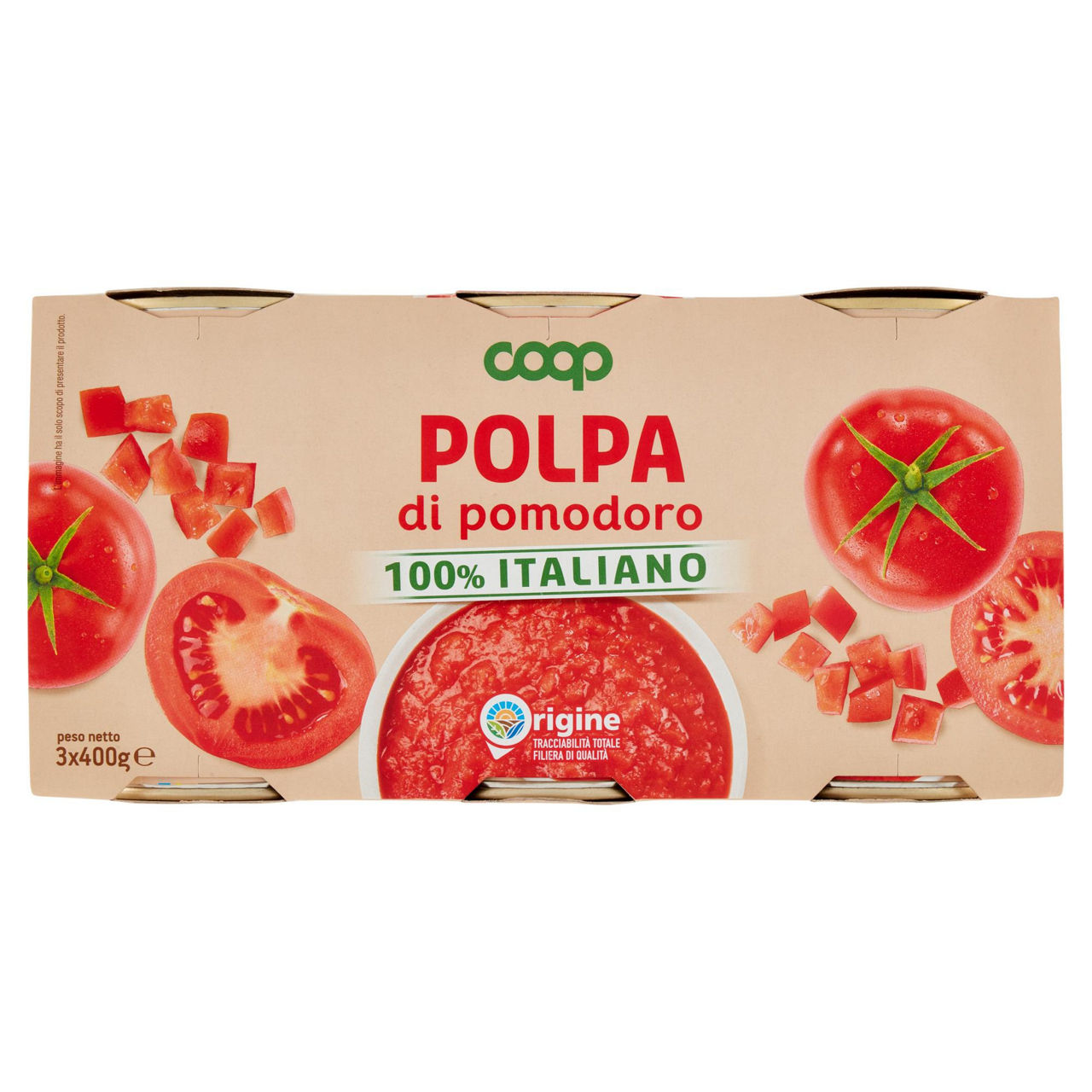 Polpa di pomodoro origine coop cluster g.400x3 - Immagine 31