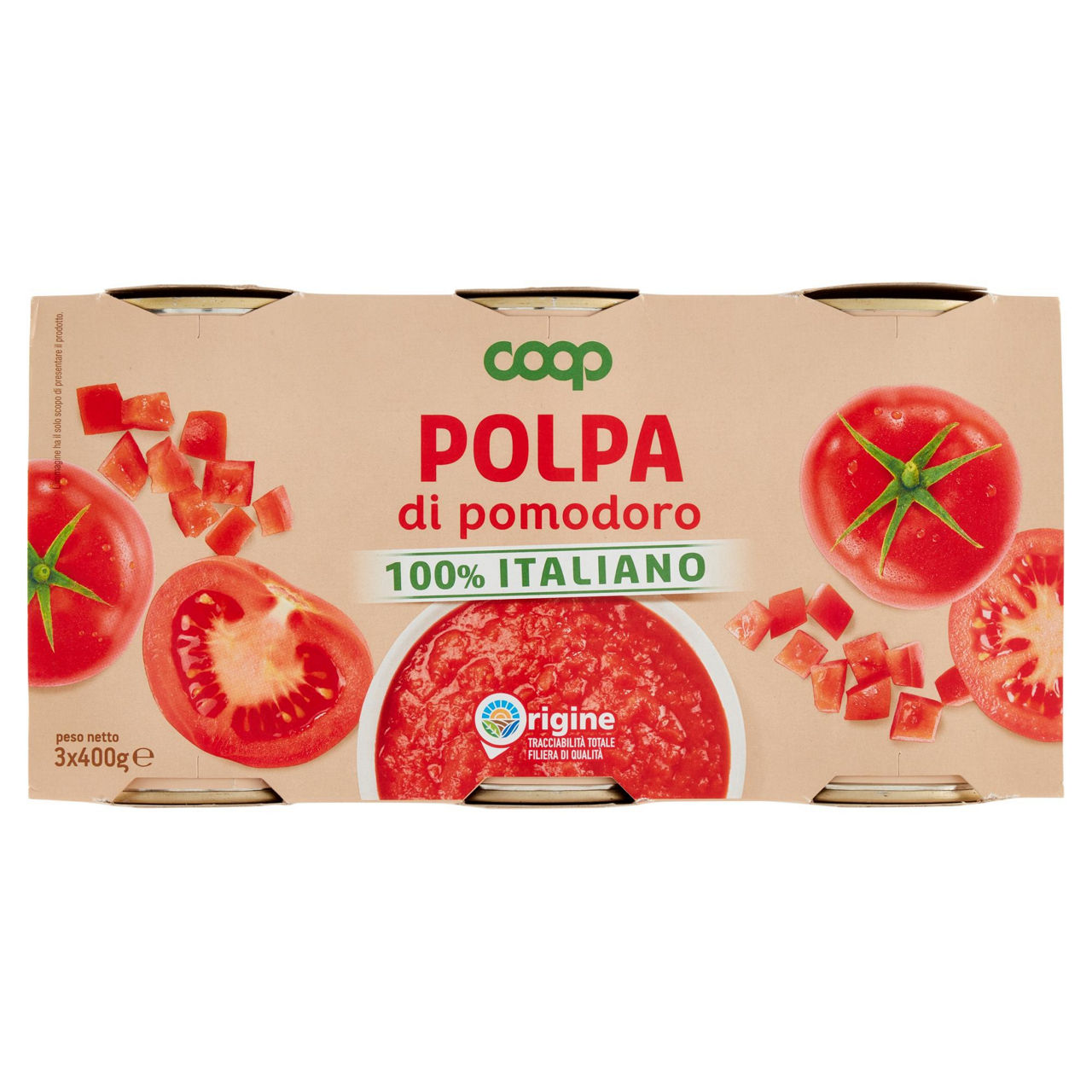 Polpa di pomodoro origine coop cluster g.400x3 - Immagine 121
