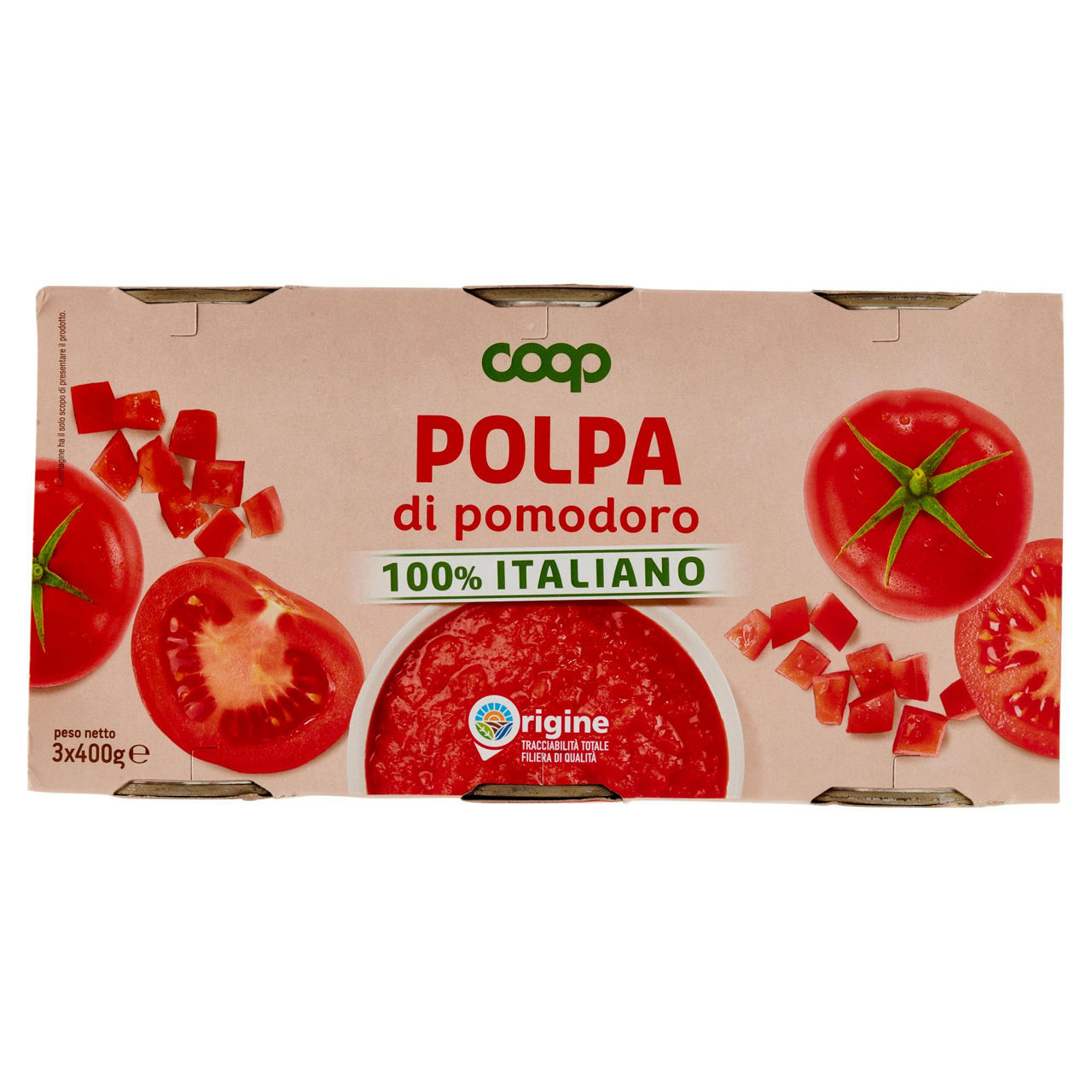 Polpa di pomodoro origine coop cluster g.400x3 - Immagine 131