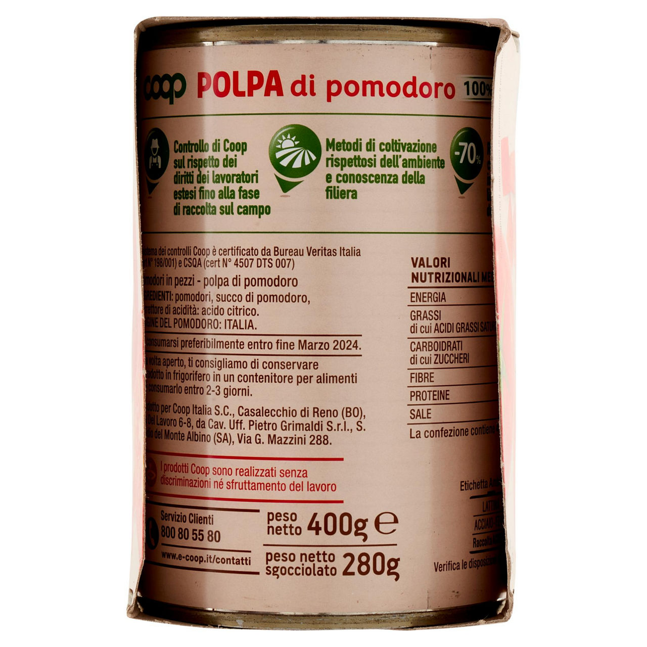 Polpa di pomodoro origine coop cluster g.400x3 - Immagine 171