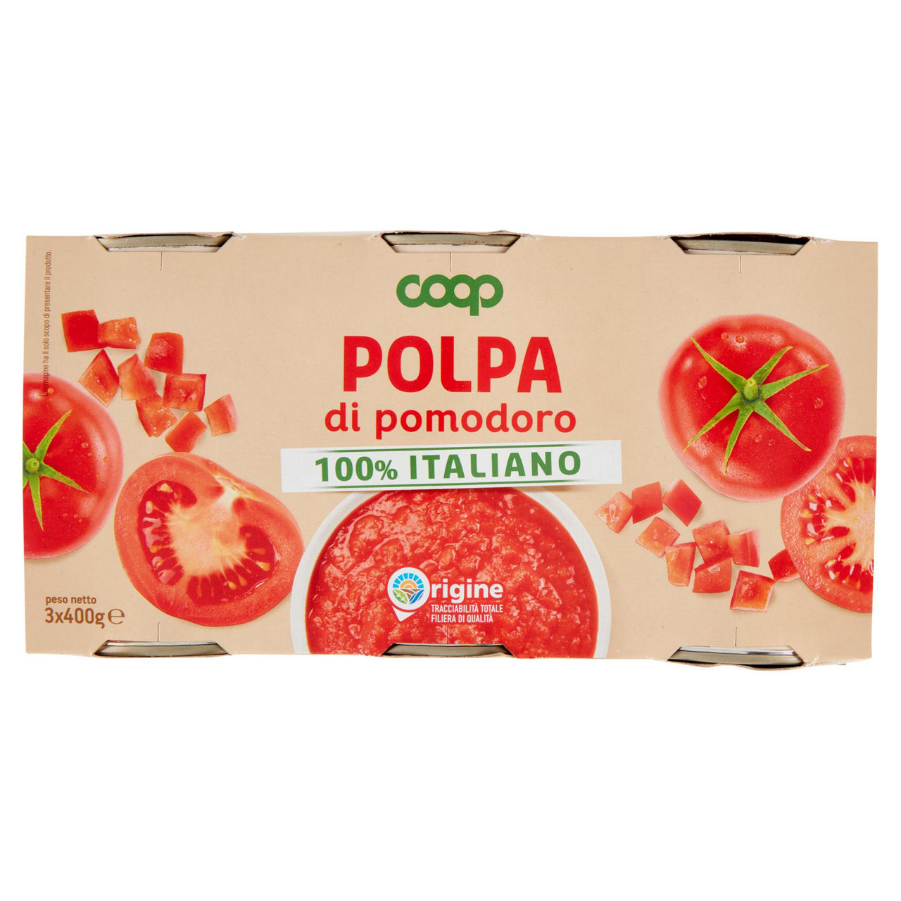 Polpa di pomodoro origine coop cluster g.400x3 - Immagine 141