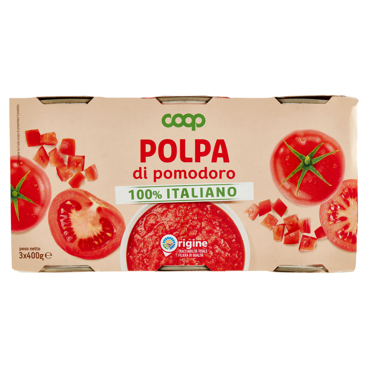 Polpa di pomodoro origine coop cluster g.400x3 - Immagine 11