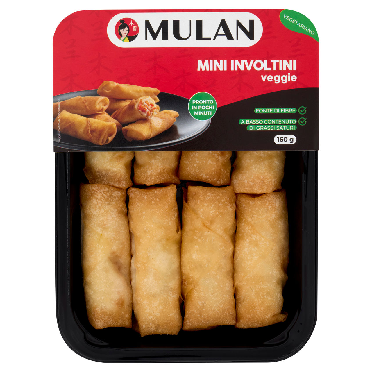 Mini involtini di primavera vegetariani 160 gr