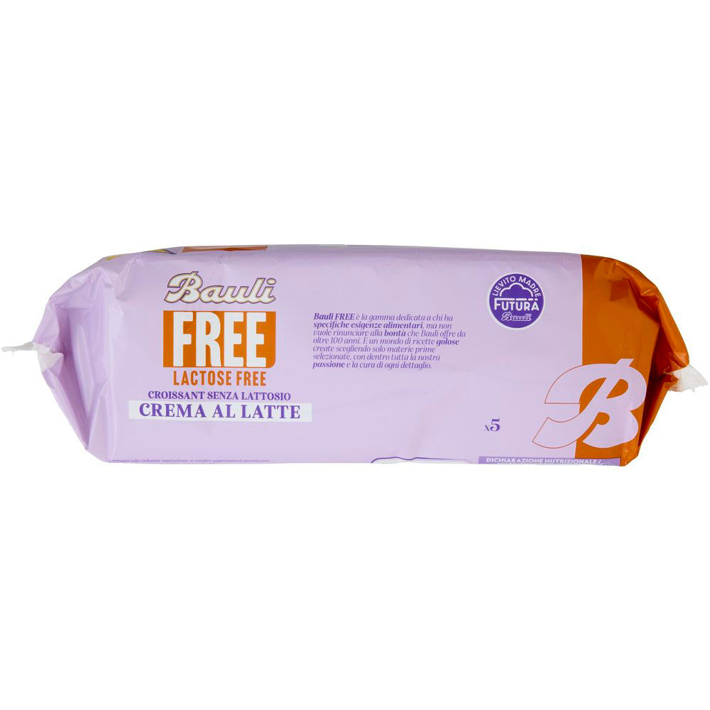 Immagine 2 di 6 del prodotto Croissant con crema al latte senza lattosio 5 pz 225 gr