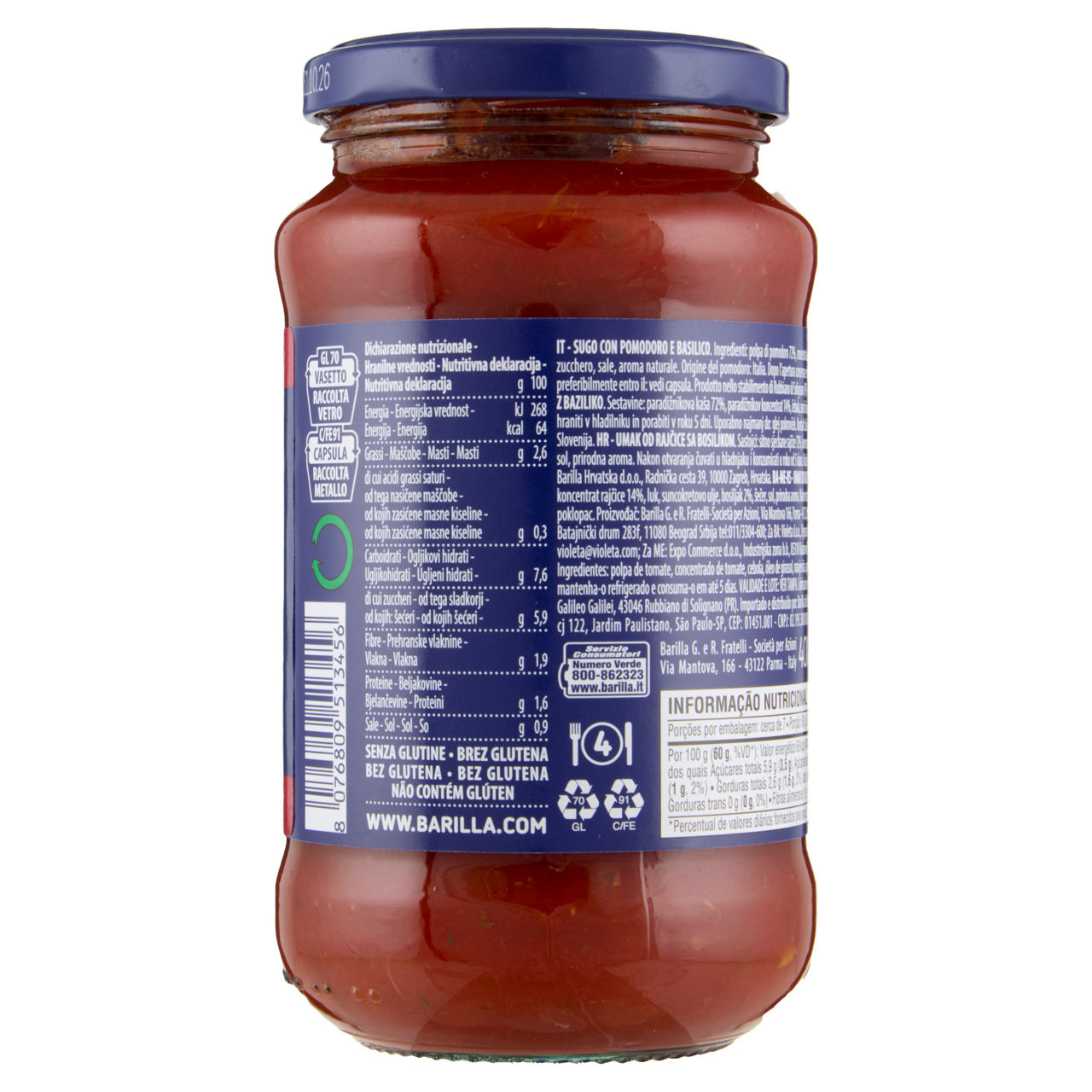 Sugo con pomodo e basilico 400 gr - Immagine 21