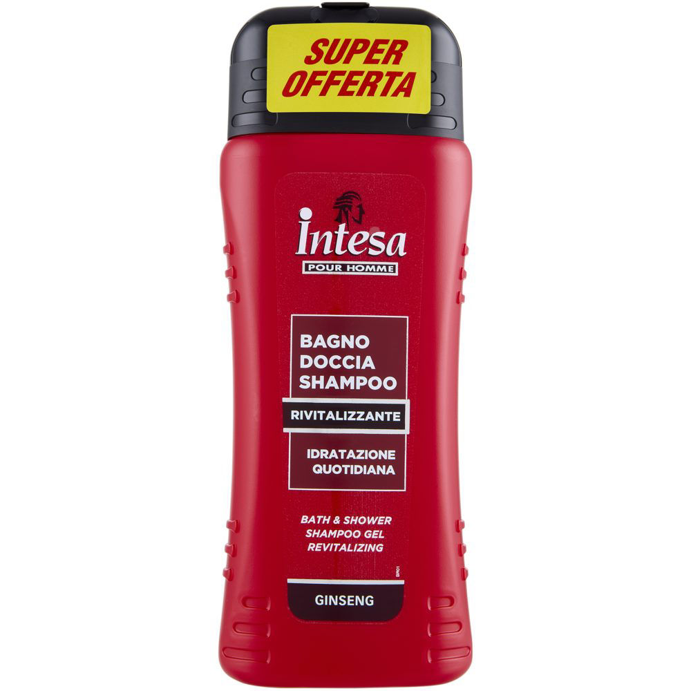 Bagnodoccia shampoo uomo Rivitalizzante 2 pz x 500 ml