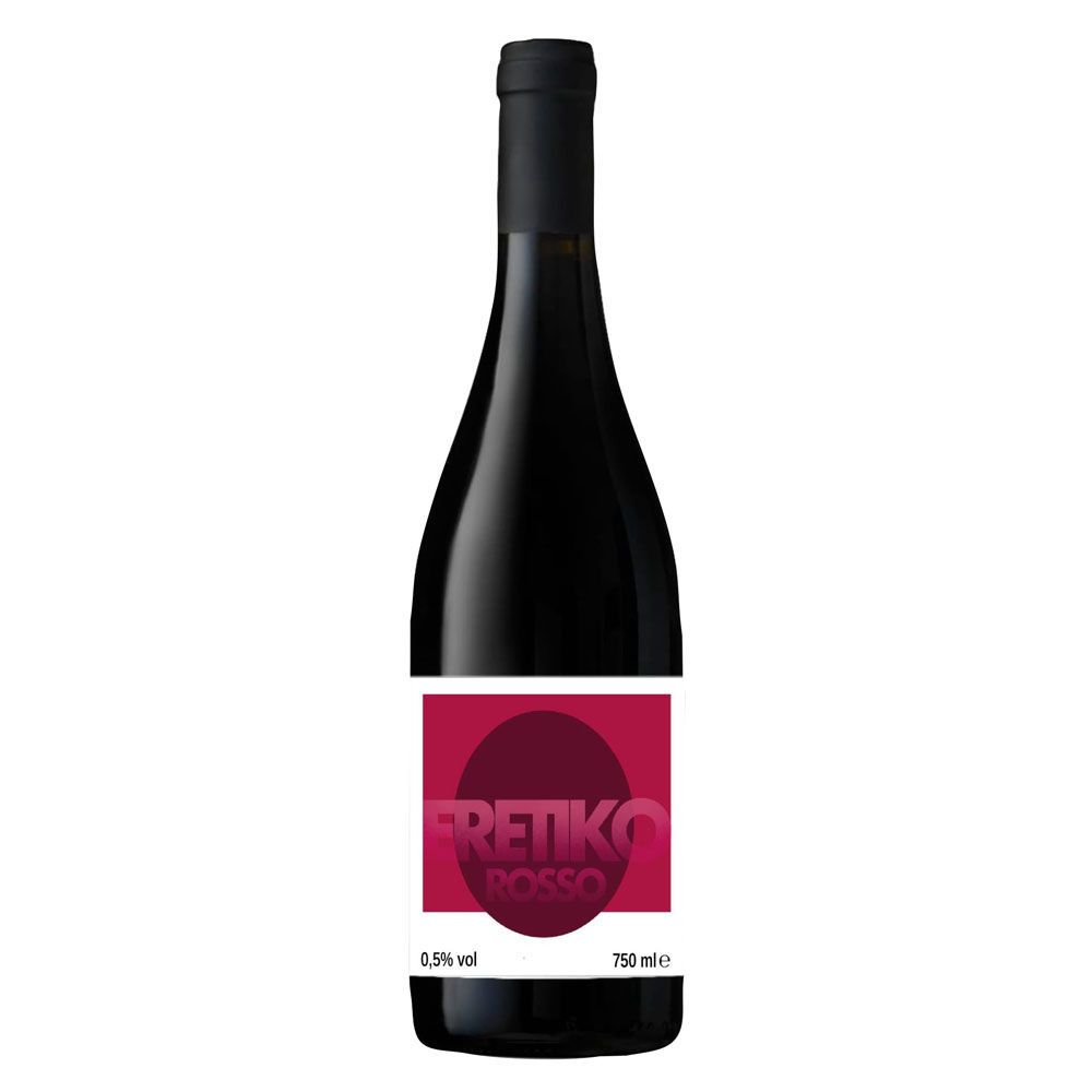 Vino rosso dealcolato Eretiko 750 ml