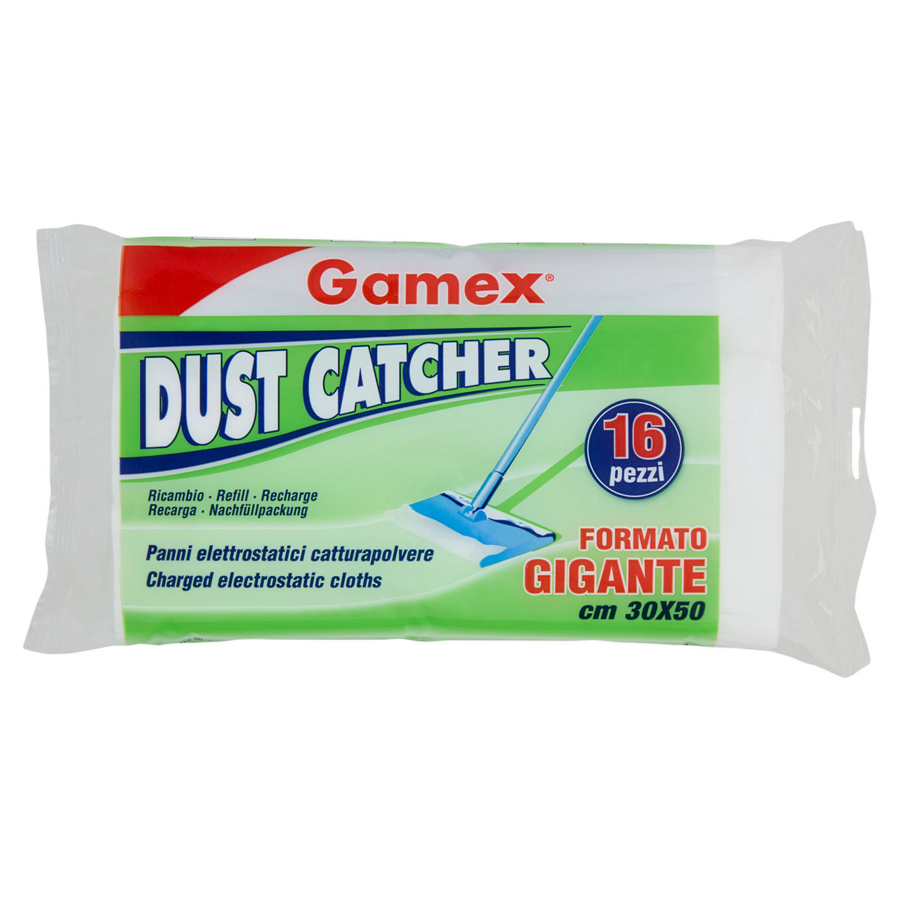Panni catturapolvere formato gigante 30 x 50 cm 16 pz