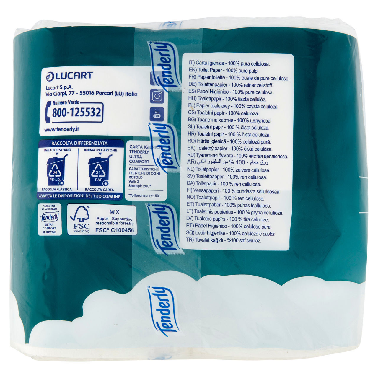 Carta igienica Ultra Comfort 3 veli 12 rotoli - Immagine 41