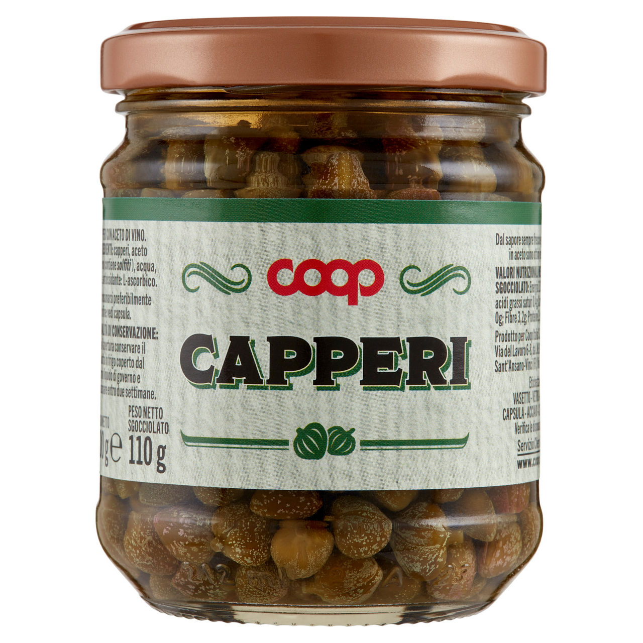 Capperi all'aceto 110 gr - Immagine 01