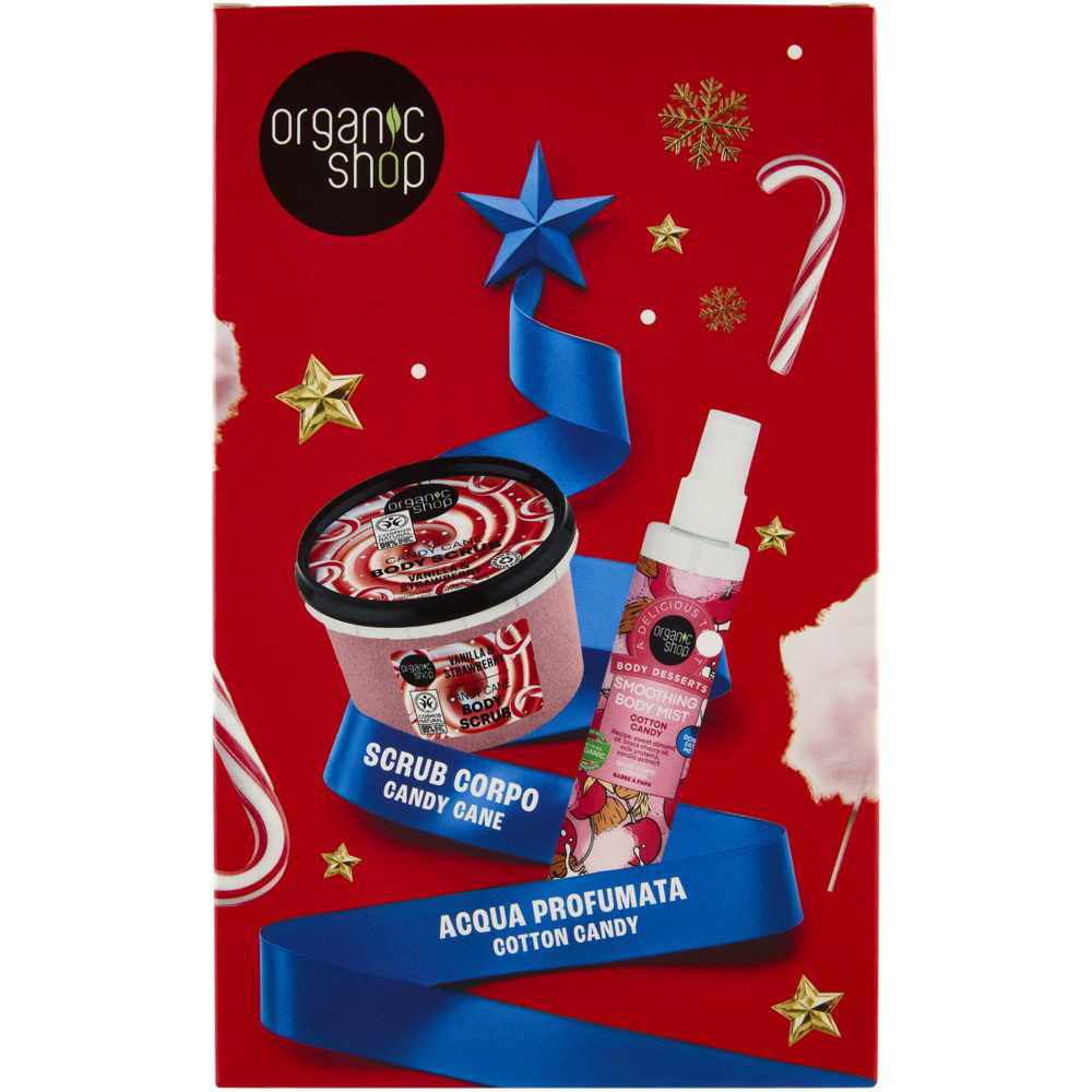 Confezione scrub candy cane e acqua prof. cotton candy organic shop pz1