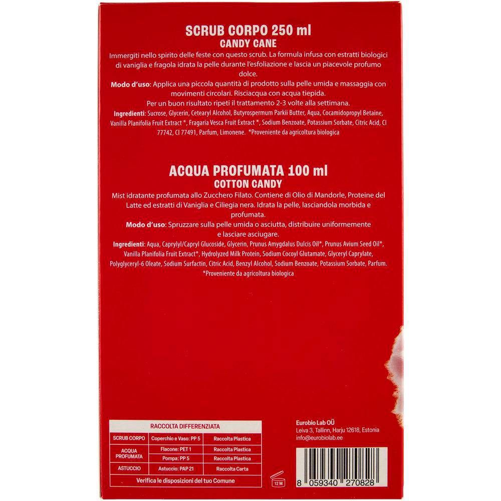 Confezione scrub candy cane e acqua prof. cotton candy organic shop pz1 - Immagine 21
