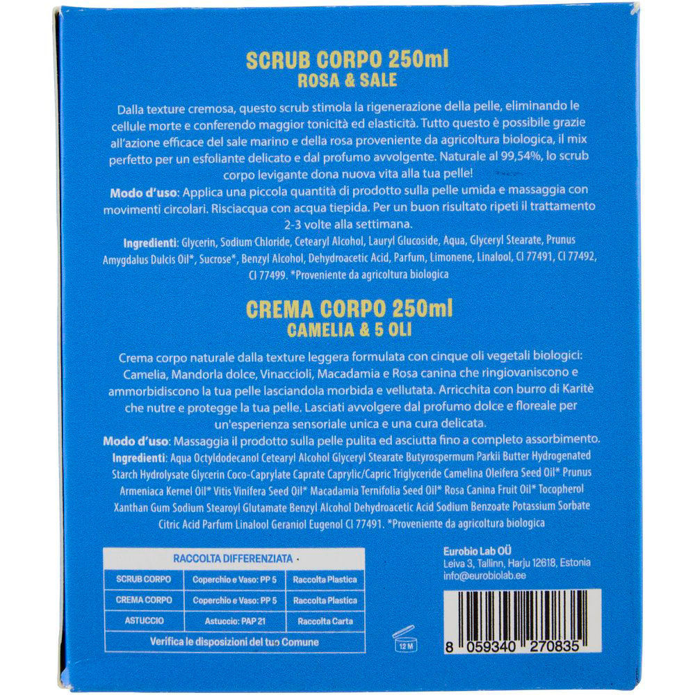 Confezione regalo scrub rosa e sale con crema corpo camelia 1 pz - Immagine 21