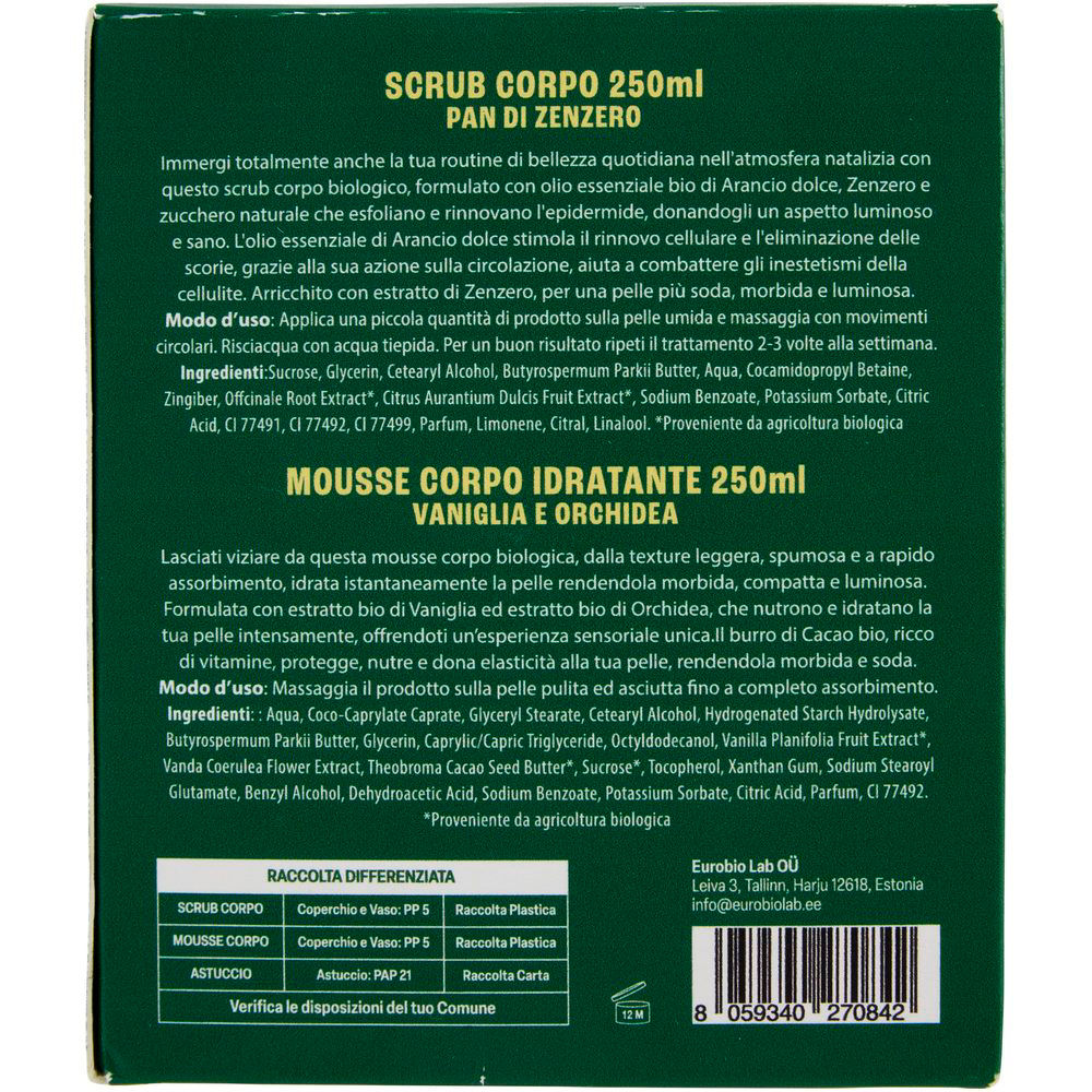 Confezione regalo scrub pan di zenzero e mousse corpo vaniglia e orchidea 1 pz - Immagine 21