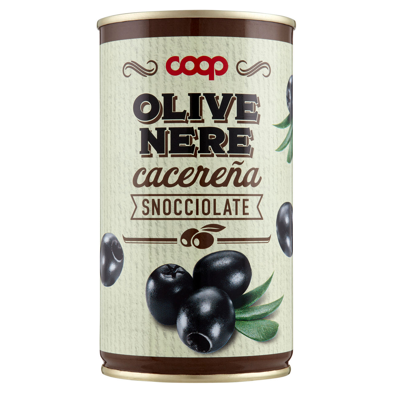 Olive nere snocciolate in salamoia cacerena in lattina 150 gr