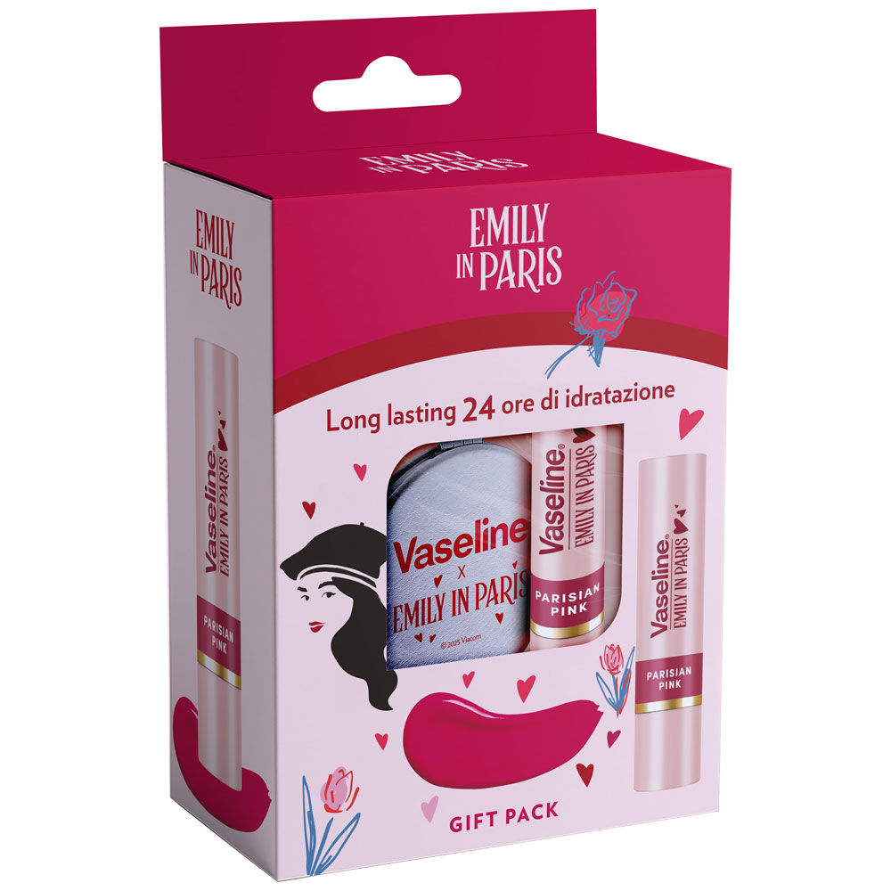 Set regalo emily in paris (lipbalm parisian pink + specchietto)