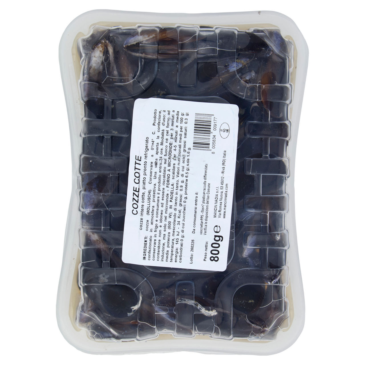 Cozze cotte al naturale 800 gr - Immagine 11