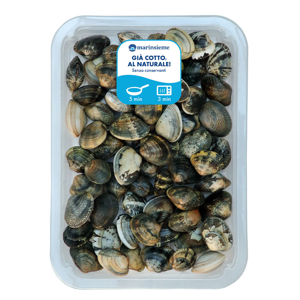 Vongole veraci cotte al naturale 500 gr