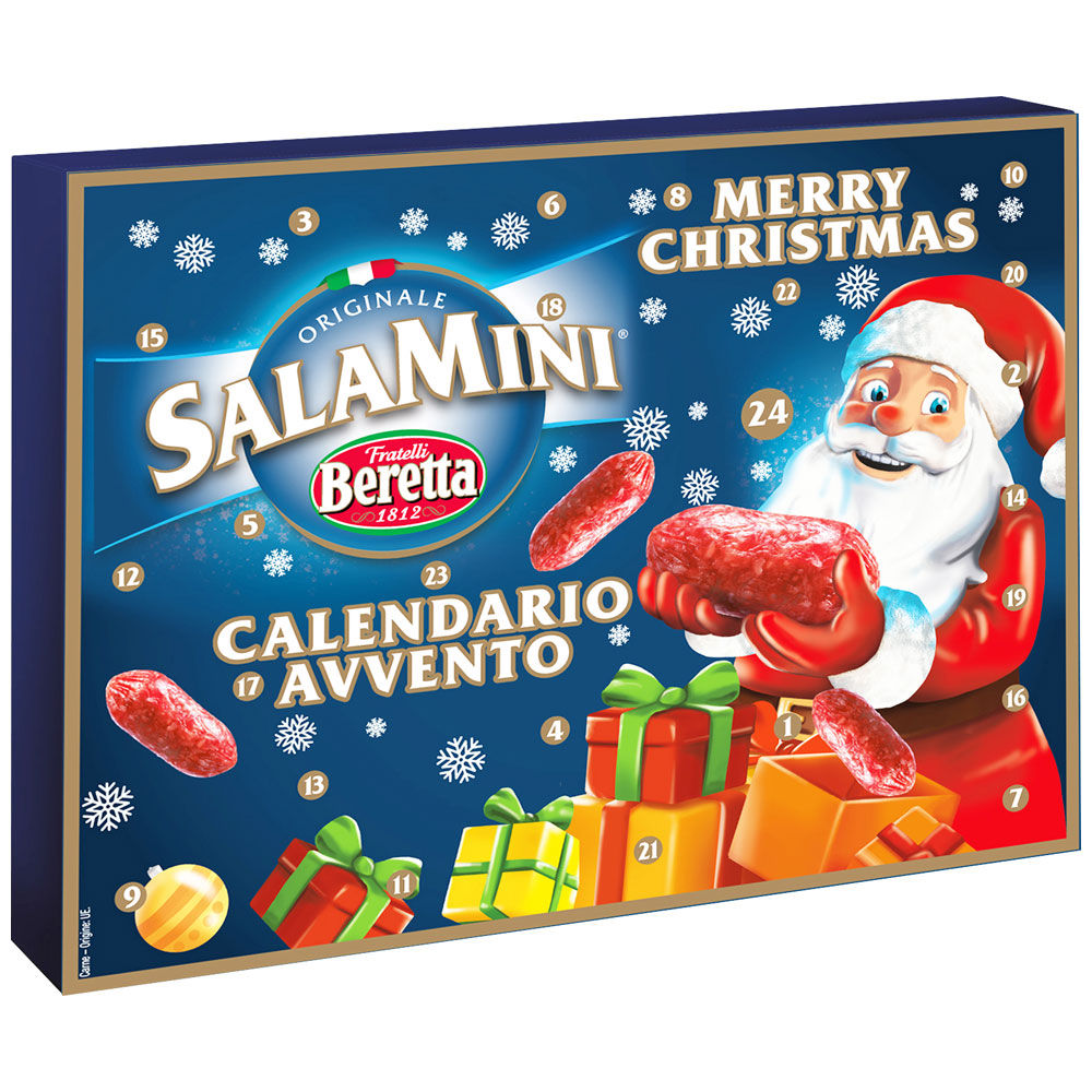 Calendario dell'Avvento salamini 182 gr