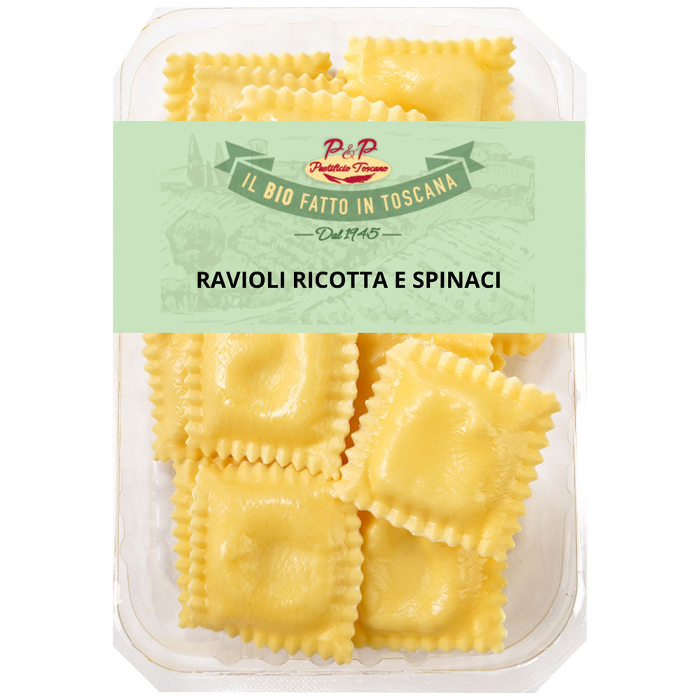 Ravioli ricotta e spinaci bio 250 gr