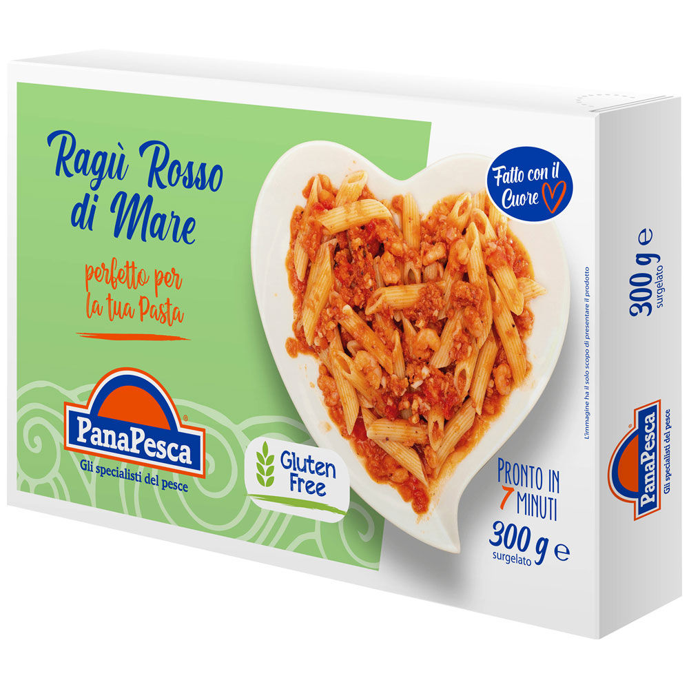 Rag&ugrave; rosso di mare surgelato 300 gr