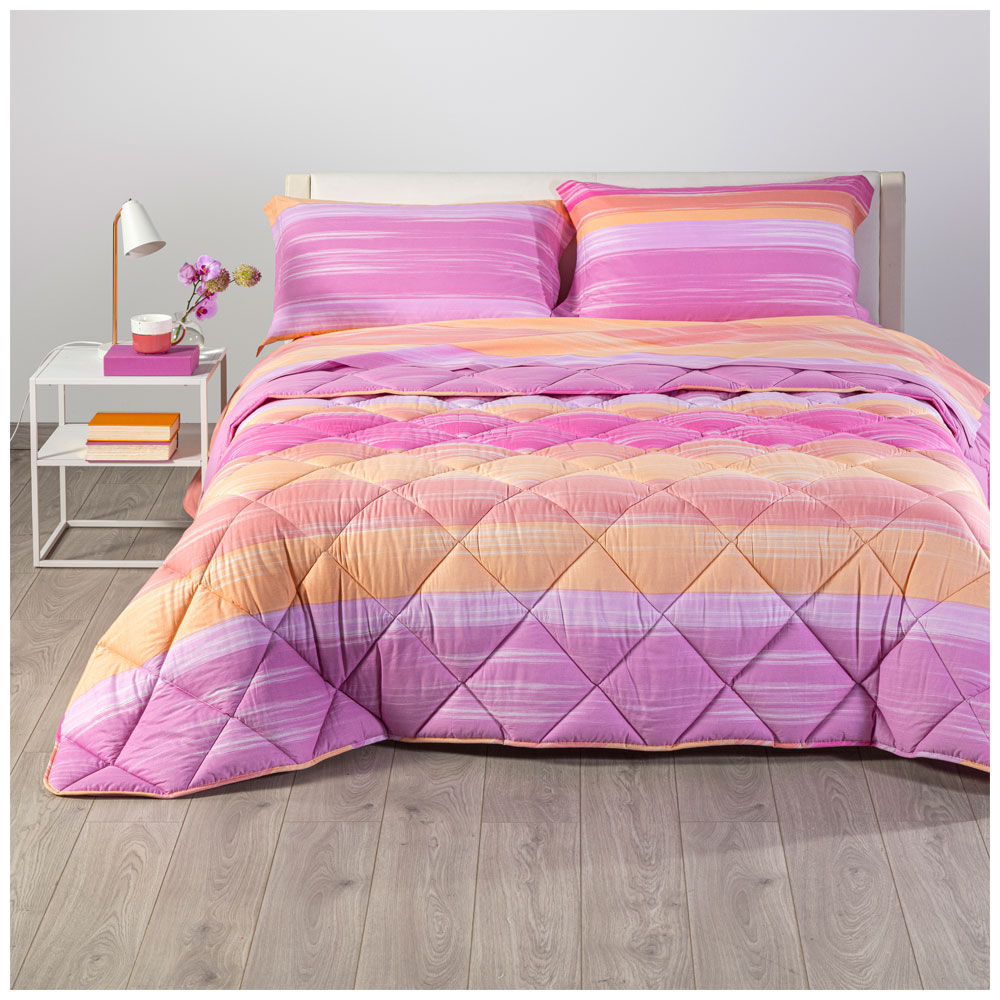 Trapunta Sofficissima Essence rosa 1 piazza e mezzo - Immagine 11