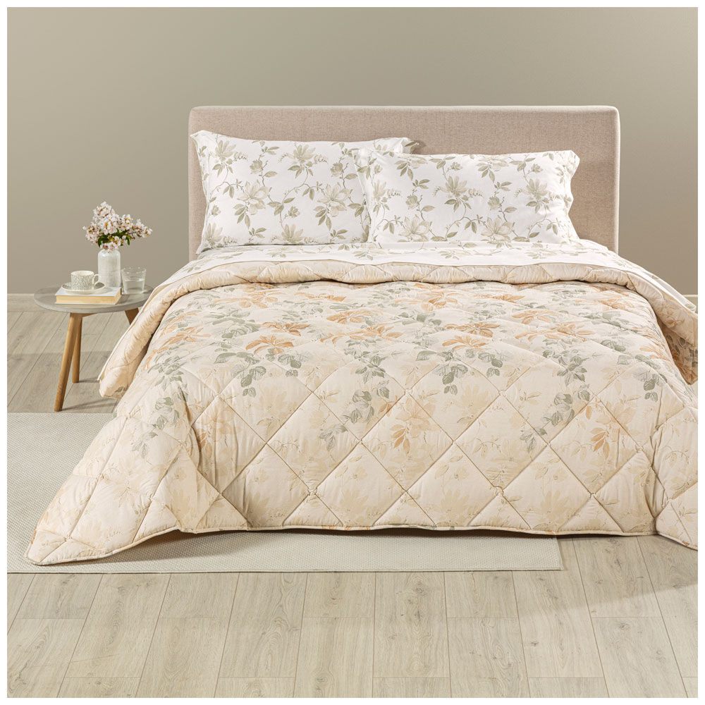 Trapunta Sofficissima Lotus ambra 2 piazze - Immagine 11