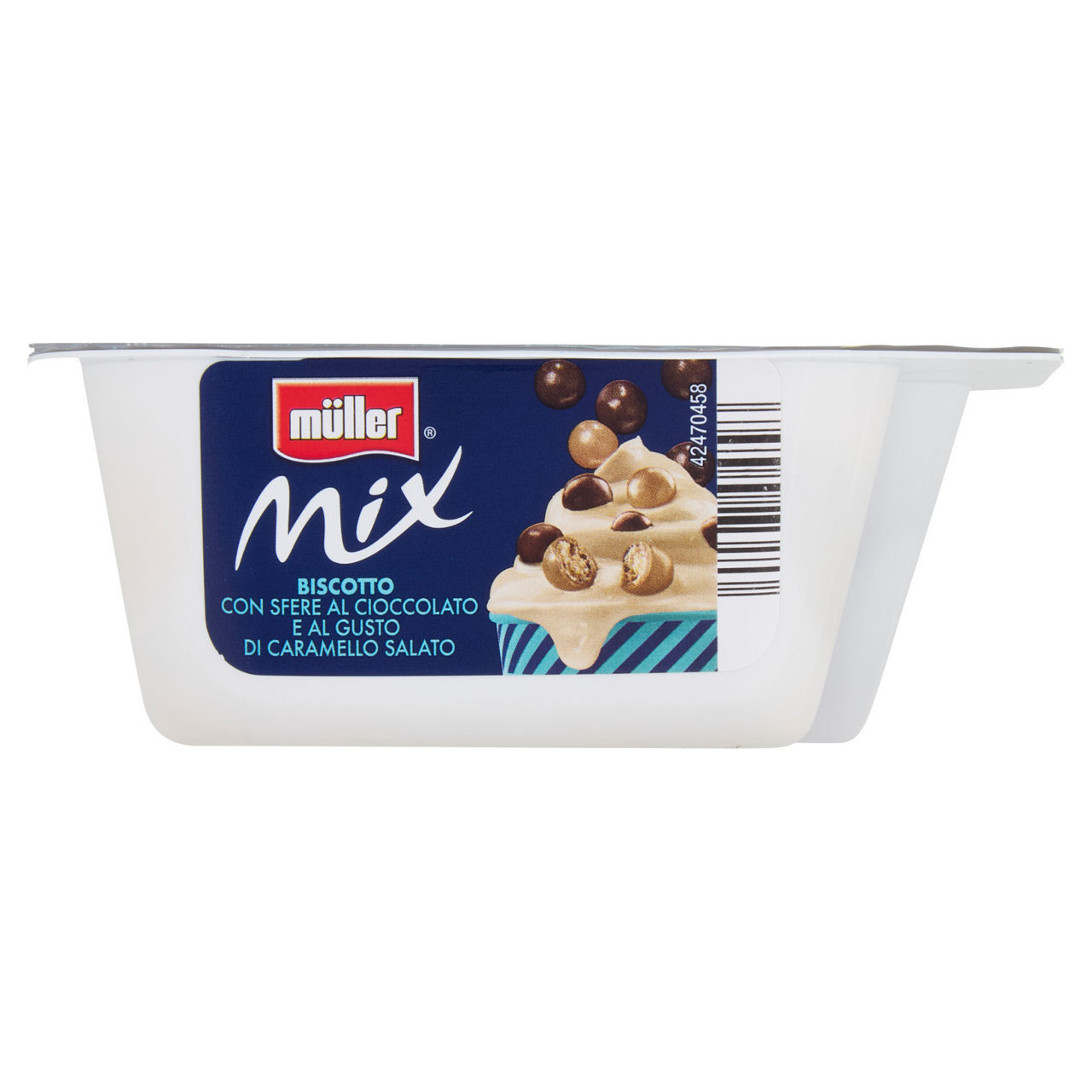 Yogurt Mix al biscotto con sfere di cioccolato e caramello salato 150 gr - Immagine 31