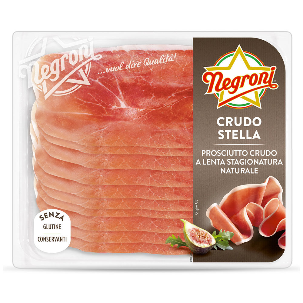 Prosciutto crudo a lenta stagionatura naturale 120 gr