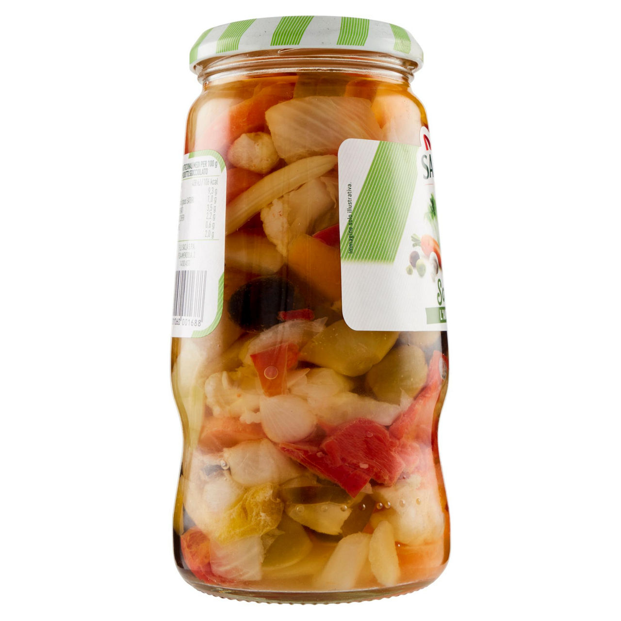 Antipasto di verdure miste in olio di semi di girasole 530 gr - Immagine 11