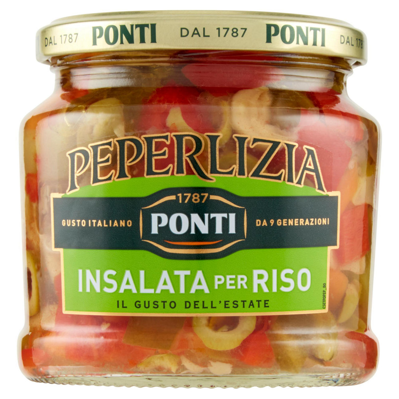 INSALATA PER RISO PEPERLIZIA PONTI G 350 SGOCCIOLATO G217