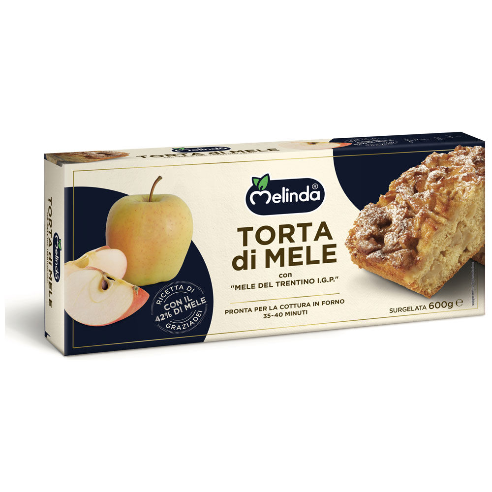 Torta di mele con mele del Trentino IGP surgelata 600 gr